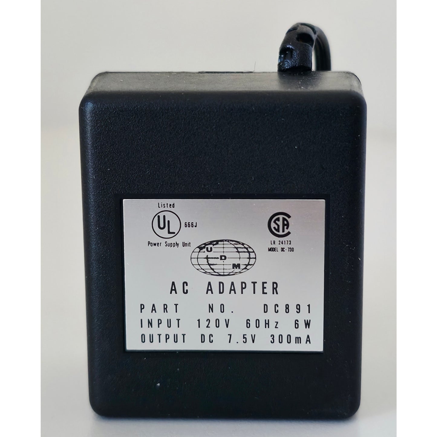 VINTAGE *NEW* 1980's AC Power Adaptor Part No DC891 Model DC-730