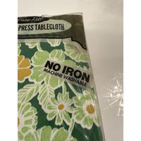 VINTAGE *NEW* Majestic Tablecloth 52"X52" Floral Permanent Press