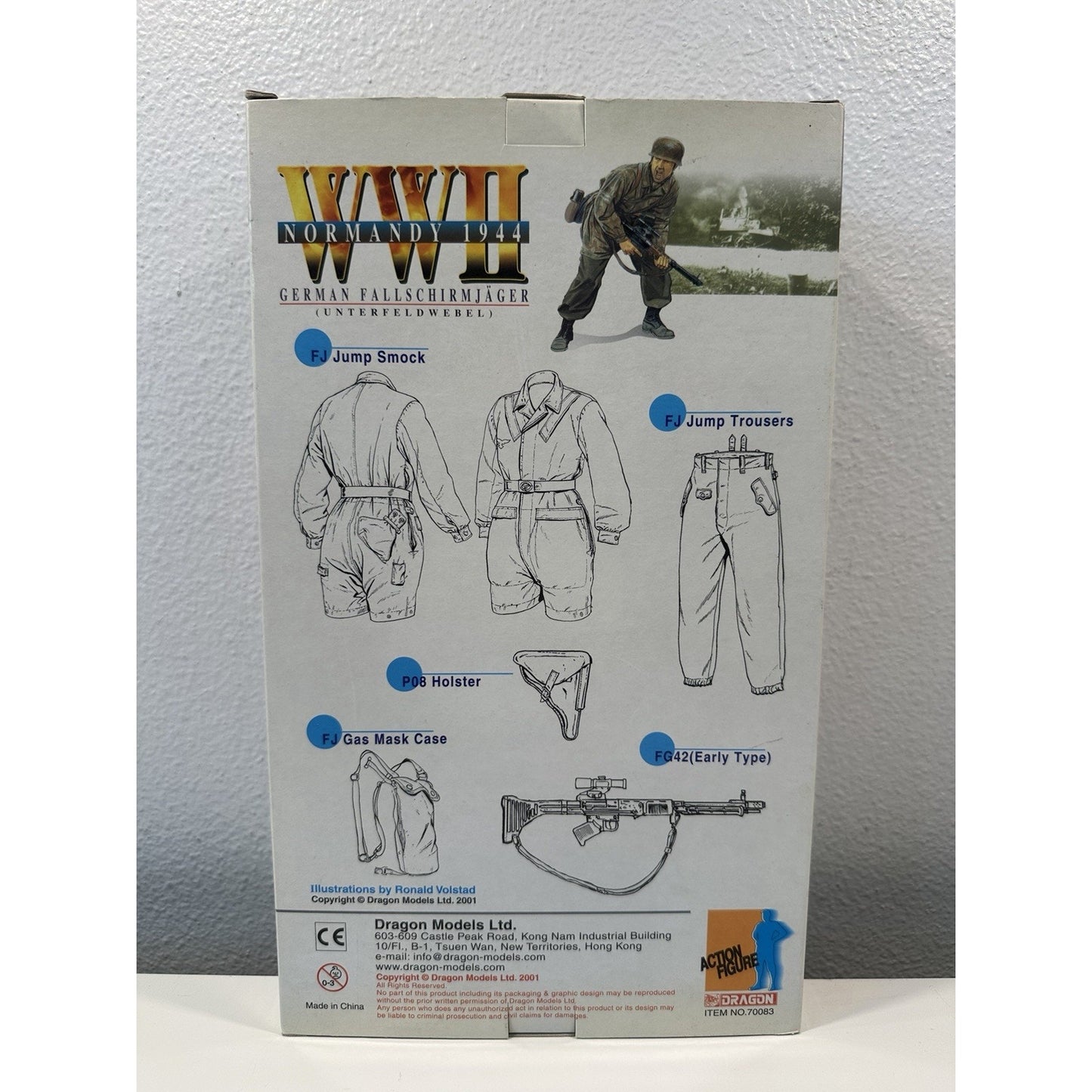 VINTAGE *NEW* Dragon WWII "Pieter" Normandy 1944 Action Figure