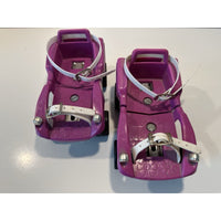 VINTAGE 1970's Purple Adjustable Skates for Kids w/ Straps