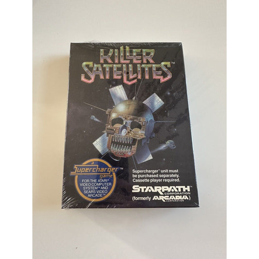 VINTAGE *NEW* Killer Satellites Atari/Sears SuperCharger Video Game