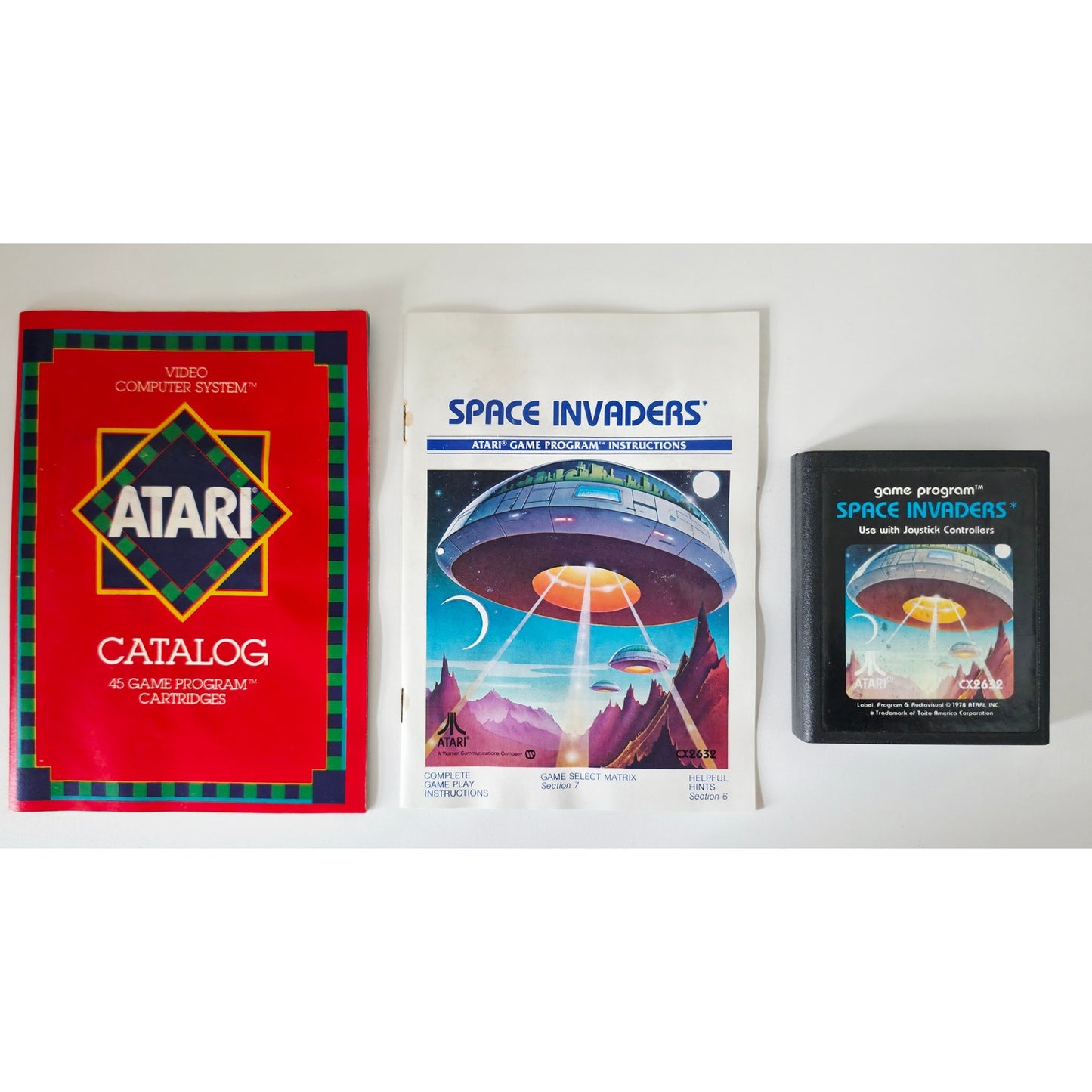 Atari 1979 Space Invaders Game NOS Open Box with Wear Unsold Dealer Stock