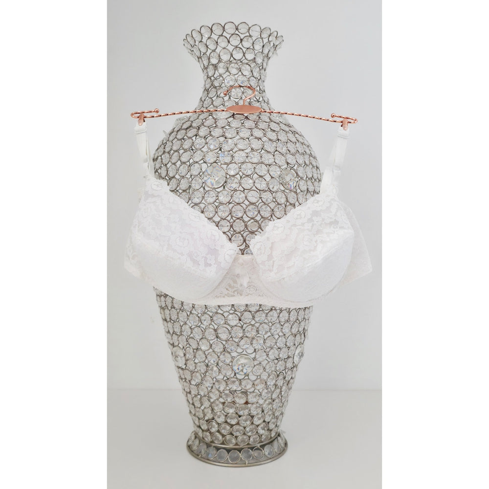 VINTAGE *NEW* 1960's Women's White Lace Push-Up Bra Size 34A USA