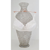 VINTAGE *NEW* 1960's Women's White Lace Push-Up Bra Size 34A USA