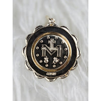 VINTAGE *NEW* 1950's Our Lady of Grace Miraculous Metal Pendant 1.5" Germany