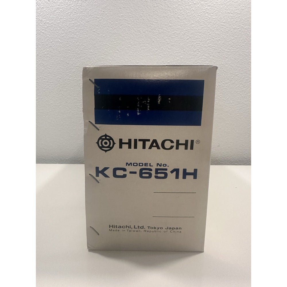 VINTAGE *NEW* 1980's Hitachi KC-651H Am/Fm 2-Band Table Radio w/Digital Clock