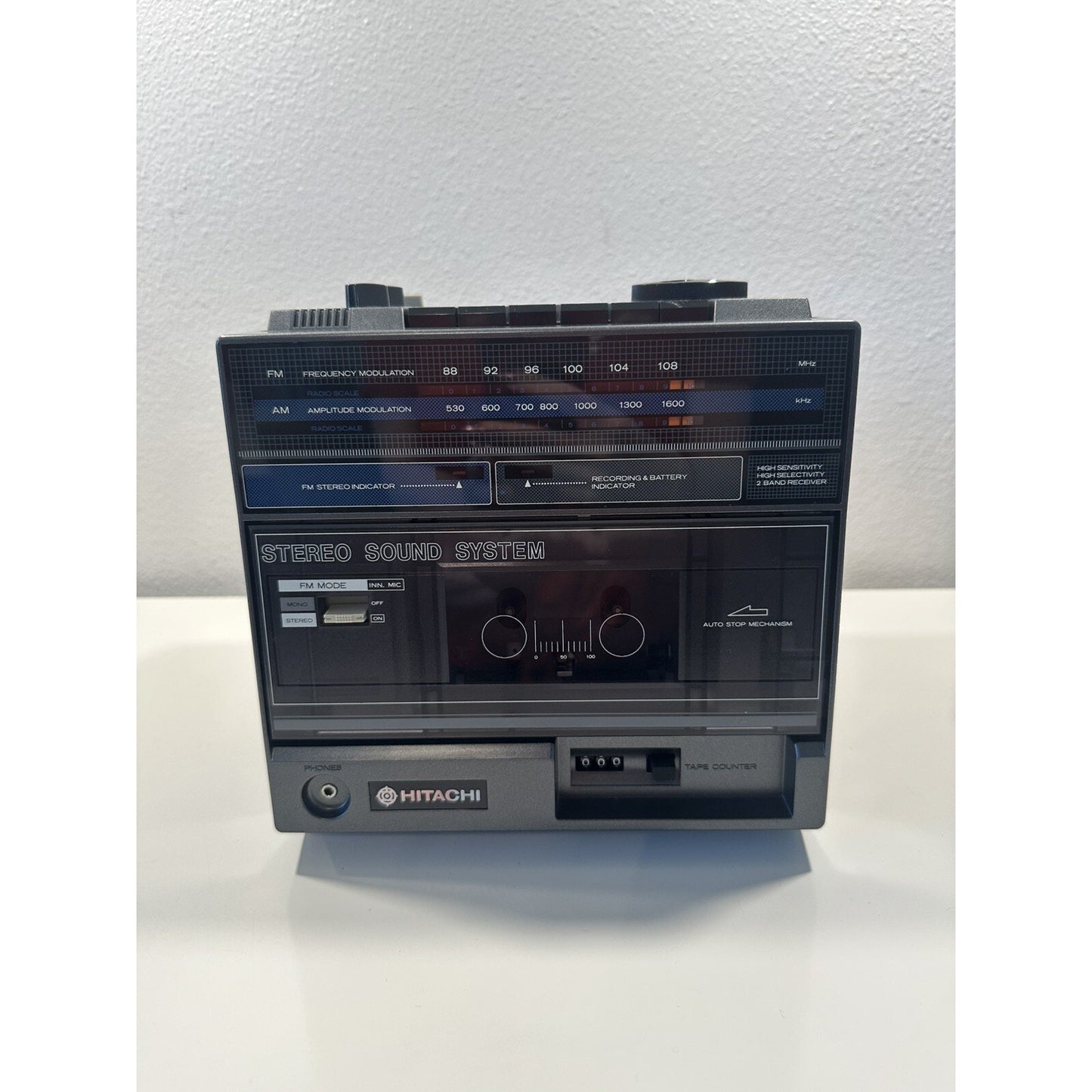 VINTAGE *NEW* 1980's Hitachi TRK-930H Speakers Cassette AM/FM Stereo