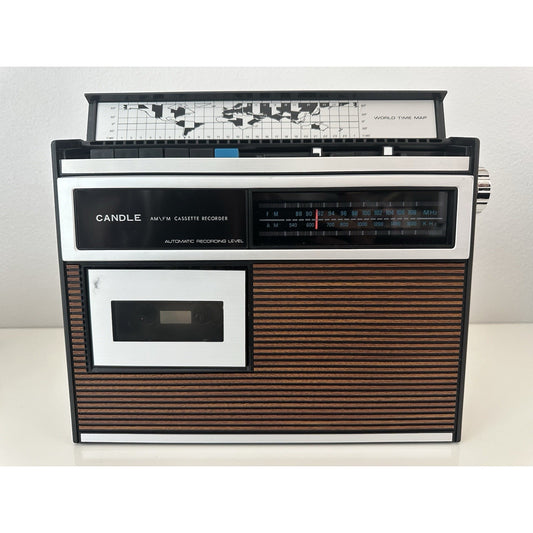 VINTAGE *NEW* 1970's Candle 450-CA AM/FM Radio Cassette Recorder BoomBox
