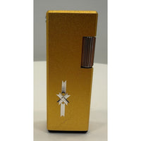 VINTAGE *NEW* 1950's Capri with Design Gold/Silver Butane Japanese Lighter