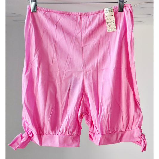 VINTAGE *NEW* 1960's Kayser Women's Pink with Bows Bloomers Leggings Size 5
