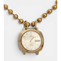 Vintage 1960's Stellaris Gold Watch Face Necklace Custom Made | Limited Edition