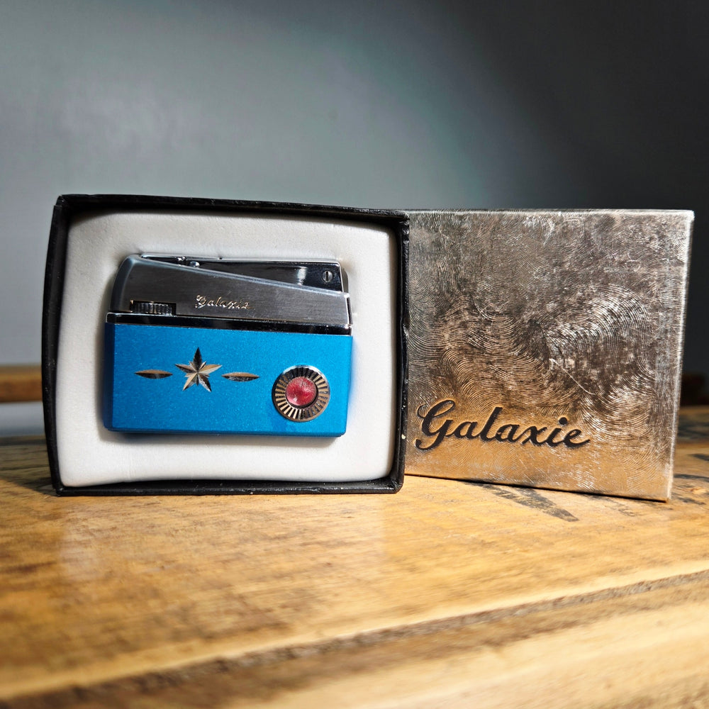 VINTAGE *NEW* 1950's Galaxie Blue Lighter Japan
