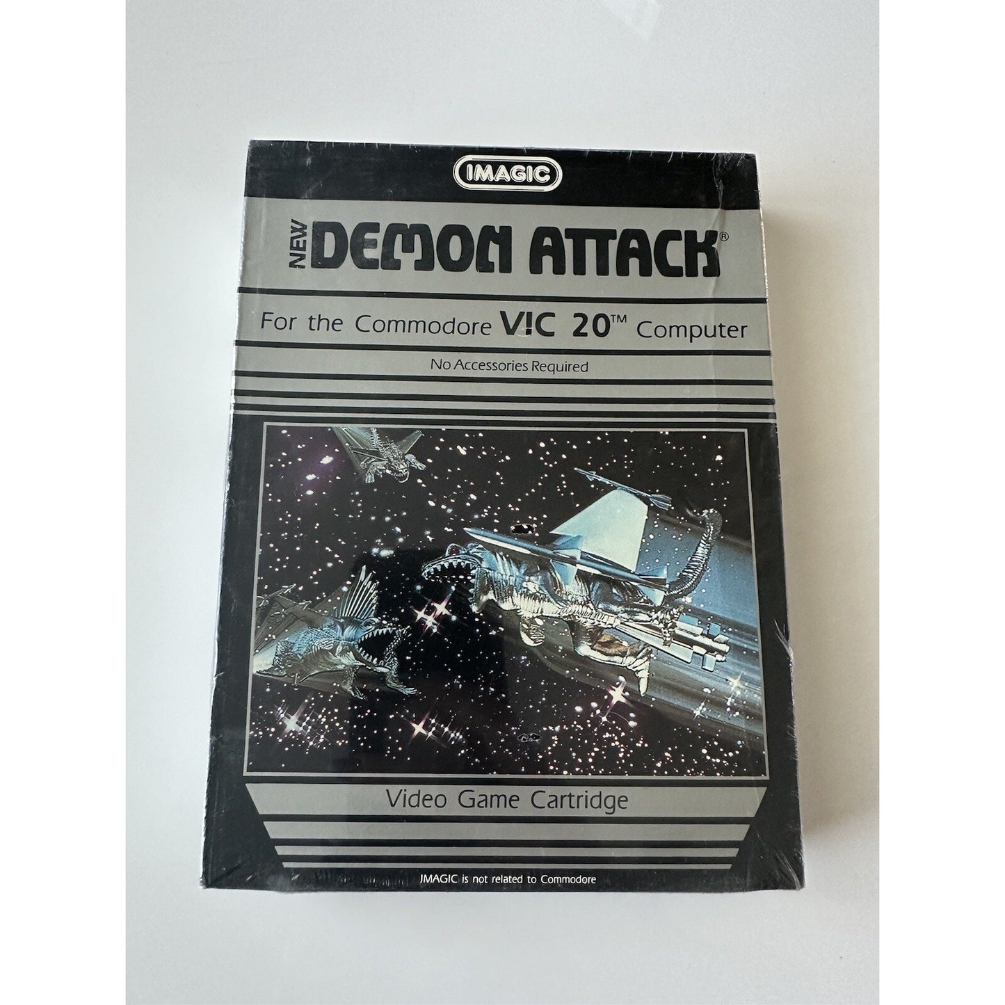VINTAGE 1983 IMAGIC Commodore VIC 20 DEMON ATTACK Video Game SEALED SET