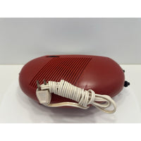 Needs Lovin' - VINTAGE *PRISTINE* 1970's DAITON Space Age Analog AM/FM Clock Radio Red