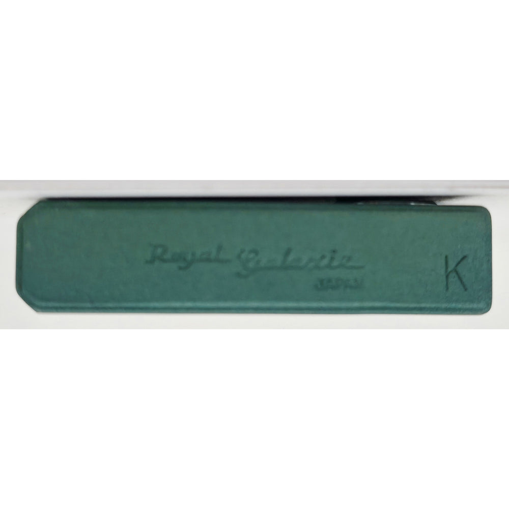 VINTAGE *NEW* 1960's Galaxie Green and Silver Butane Lighter Japan
