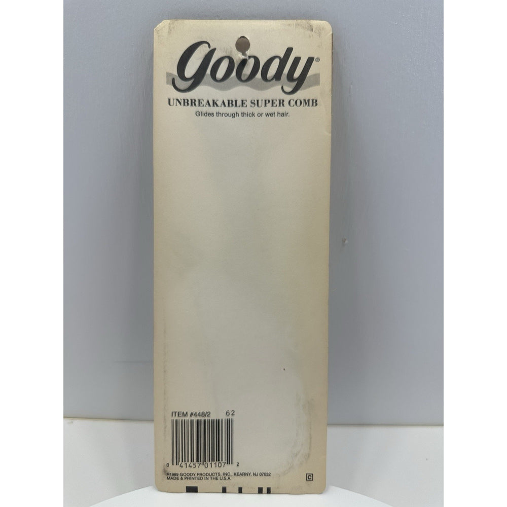 VINTAGE *NEW* 1989 Goody Unbreakable Super Comb Purple #448/2 USA