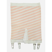 VINTAGE *NEW* 1960's Ban-Lon Women's Pink & White Striped Girdle w/Garter Size L