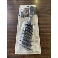 VINTAGE *NEW* 1990's Vidal Sassoon Vent Brush Large Dk Gray Angled Nylon 6003KM