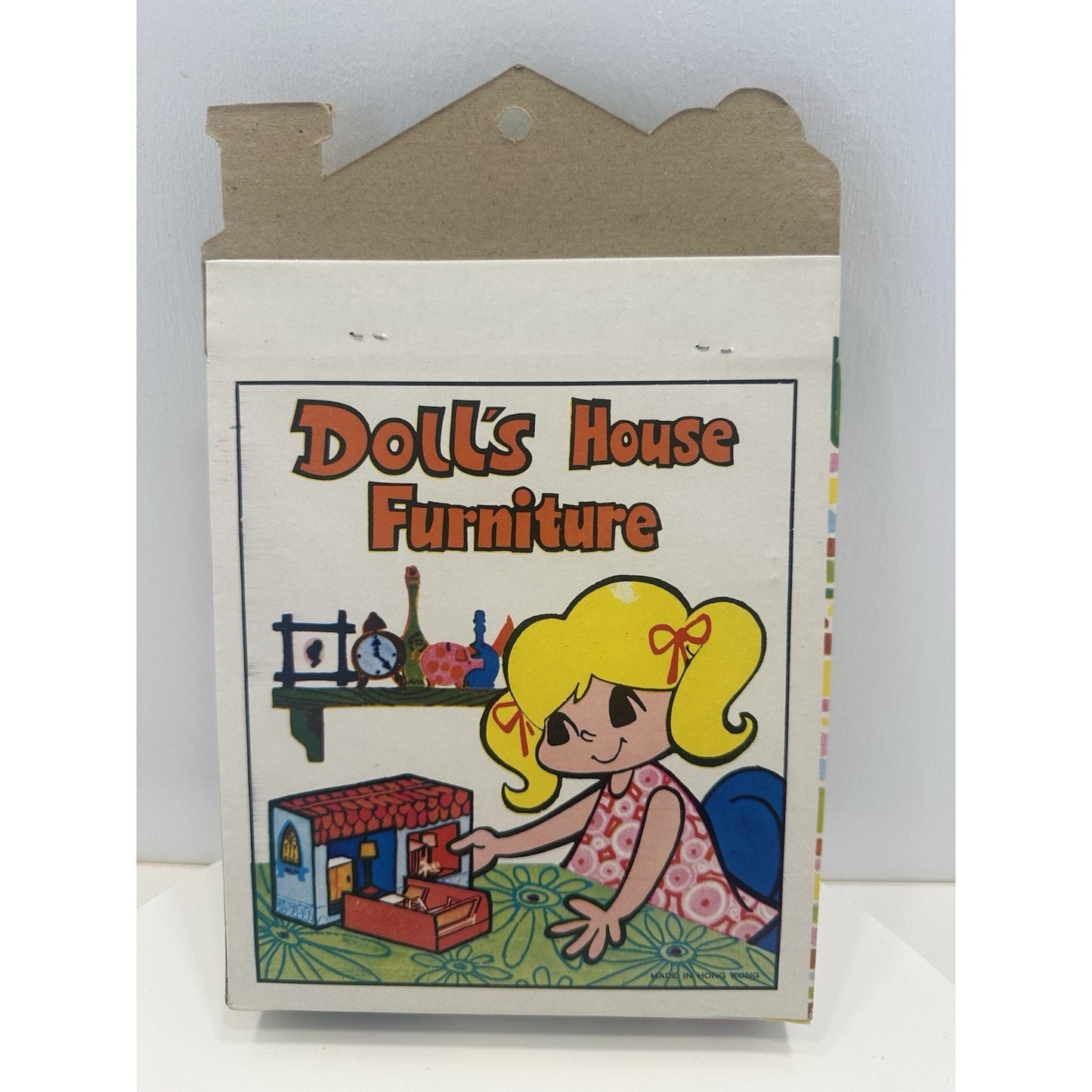 VINTAGE *NEW* 1970's Bedroom Dollhouse Furniture Set