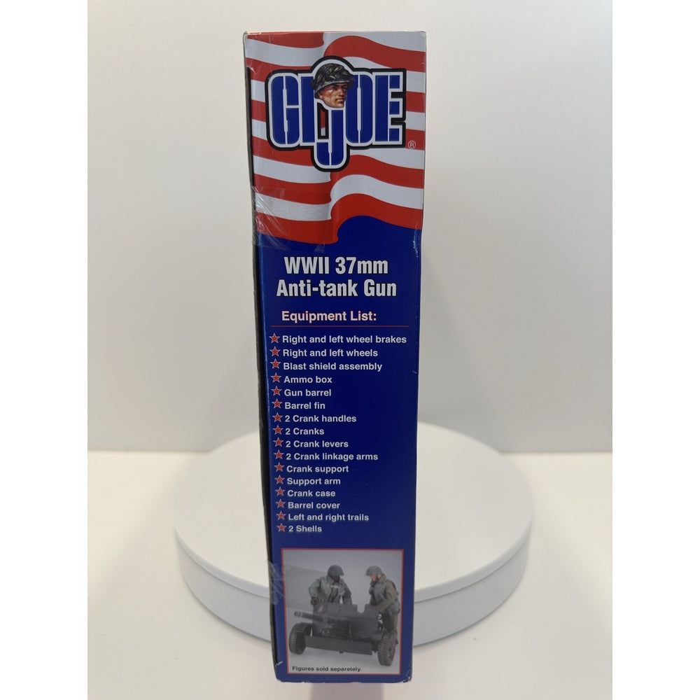 VINTAGE *NEW* 2002 GI Joe WWII 37MM Anti-Tank Gun Set Hasbro SEALED