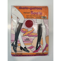 VINTAGE *NEW* Instagators Instant Boots - Stockings - Red Sz 8.5-11 Packaged Novelty Product Only