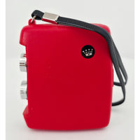 VINTAGE *NEW*1970's Four Star FS-7 Red Solid State AM Transistor Radio
