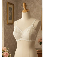 VINTAGE *NEW* 1960's Empire Foundation Women's Sheer All Lace White Bra Size 38B