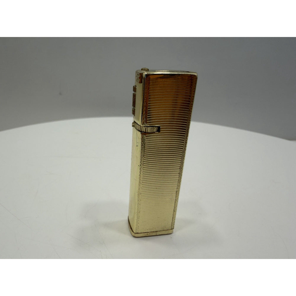 VINTAGE *NEW* 1950's Stellar Gold Textured Super Lighter