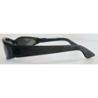 VINTAGE *NEW* 1970's Black Frame with Gray Lens Sunglasses