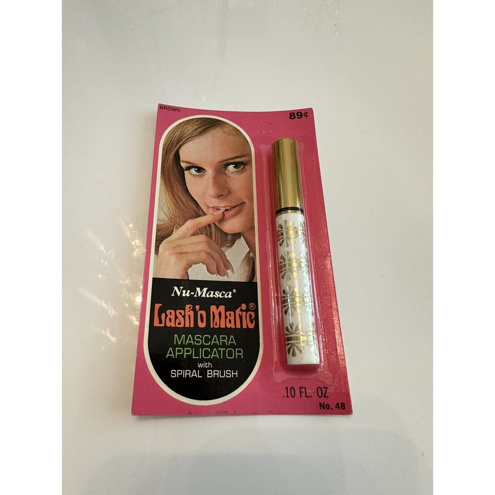 VINTAGE *NEW* Nu-Masca Lash 'O Matic Mascara Applicator Brown