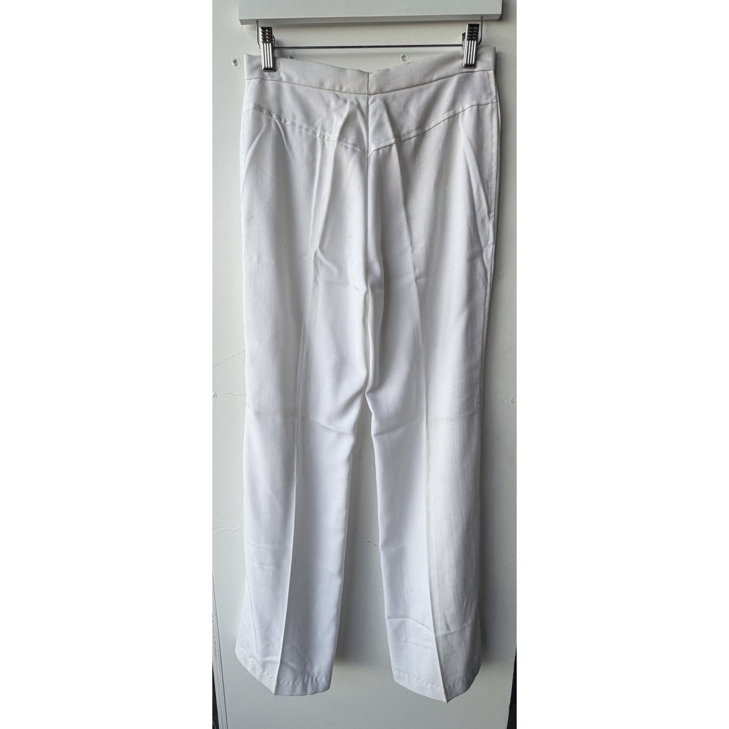 VINTAGE *NEW* 1960's Sirje of California Women's White Straight Leg Pants Size 7/8