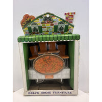 VINTAGE *NEW* 1970's Dining Room Dollhouse Furniture Set