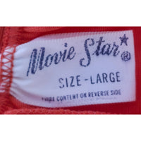 VINTAGE *NEW* 1960's Movie Star Women's Poppy | Red Slip  Skirt w/Lace Trim Sz L