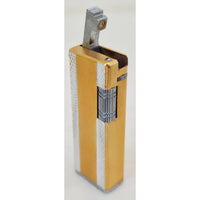 VINTAGE *NEW* 1950's Kron Imperial Yellow and Silver Lighter Japan