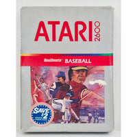Atari 2600 1982 Baseball Video Game NOS Open Box with Wear Unsold Dealer Stock