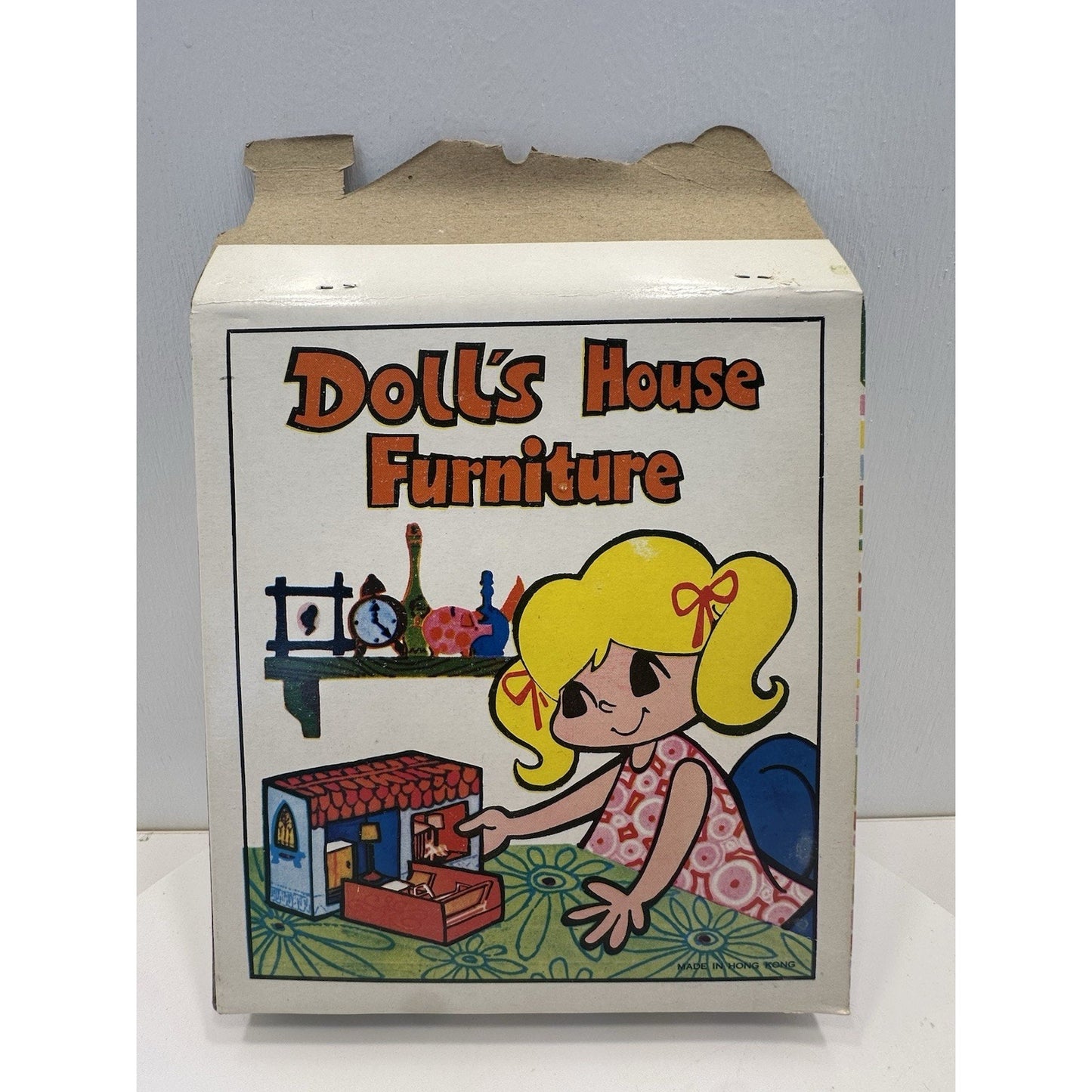 VINTAGE *NEW* 1970's Dining Room Dollhouse Furniture Set