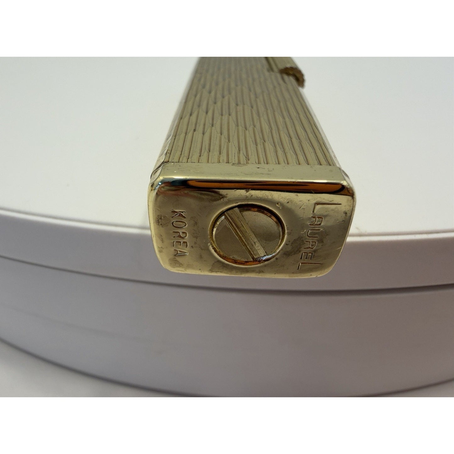 VINTAGE *NEW* 1950's Laurel Gold Textured Super Lighter