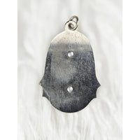 VINTAGE *NEW* 1950's Madonna Silver-Toned Pendant 1.5"