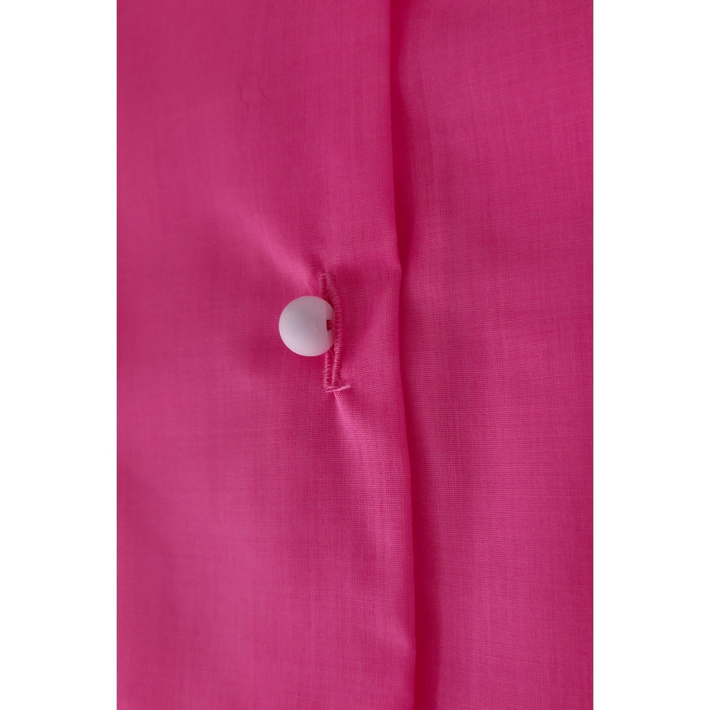 VINTAGE *NEW* 1960's Kayser Women's Hot Pink Button Down Dress Size S