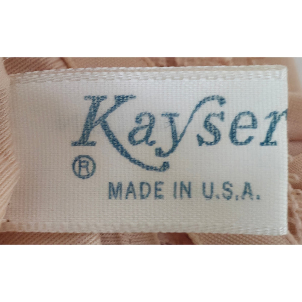 VINTAGE *NEW* 1960's Kayser Women's Beige with Lace Trim Slip Dress Size 36
