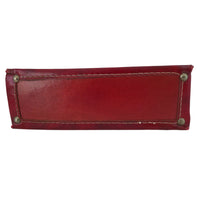 VINTAGE *NEW* 1970's Burgundy Vinyl Briefcase | Attache | Document Travel Bag