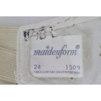 VINTAGE *PRISTINE* 1960's Women's Cream Lace Garter Belt Size S (24)