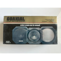 VINTAGE *NEW* Audiovox AVX cosc-5 5" Coaxial 2-Way Speaker System 2pk