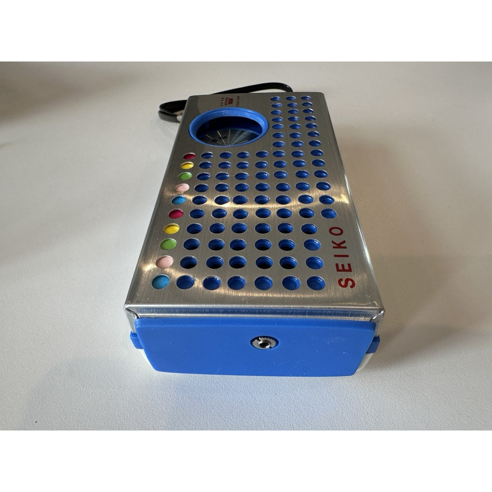 Needs Lovin' - VINTAGE 1960's Seiko FS22 Blue Solid State Pocket Transistor Radio CLEAN