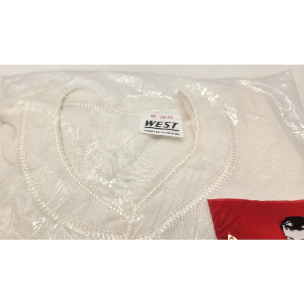 VINTAGE *NEW* 1970's Men's Outerwear (Long johns) Cream 100% Cotton Size M (38-40)
