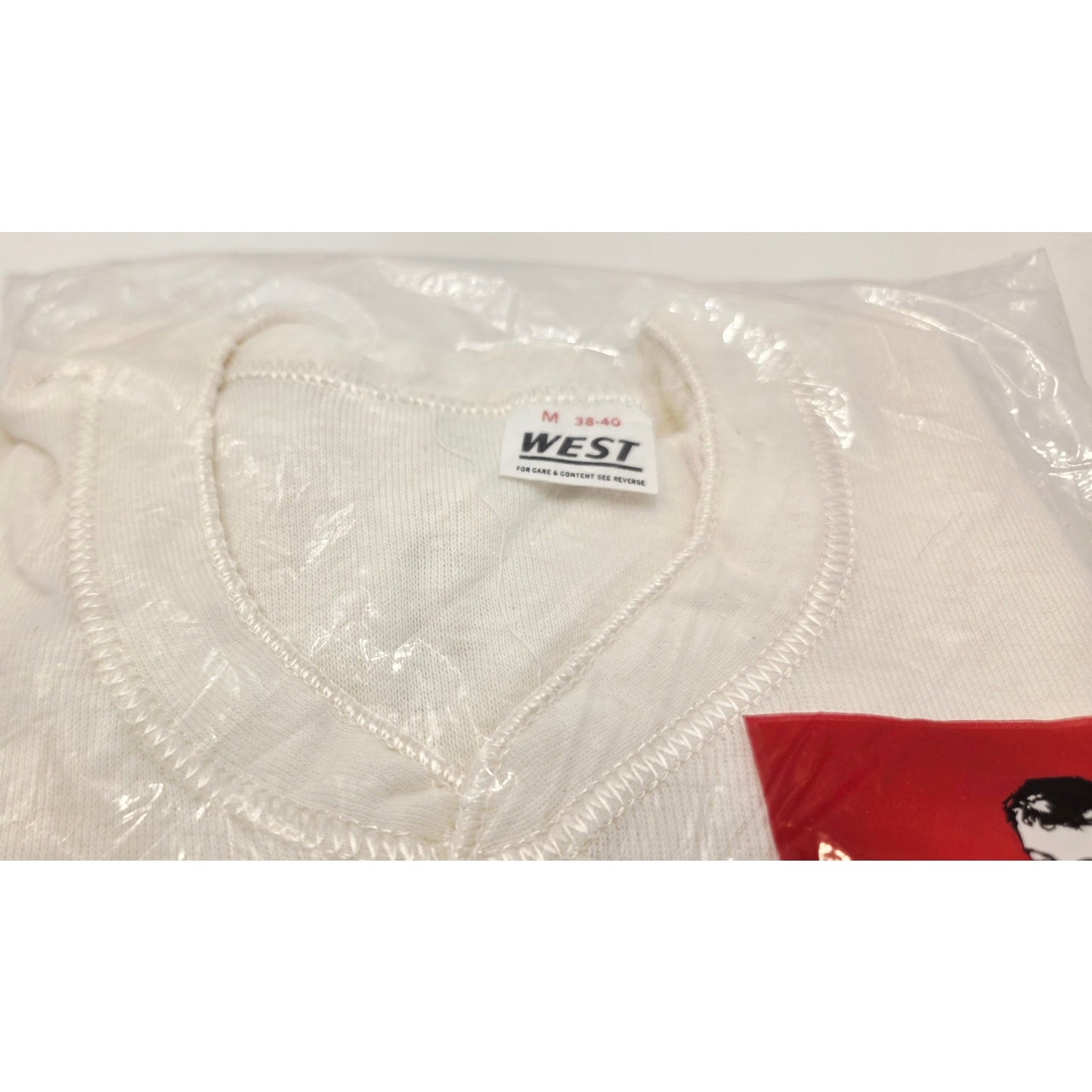 VINTAGE *NEW* 1970's Men's Outerwear (Long johns) Cream 100% Cotton Size M (38-40)