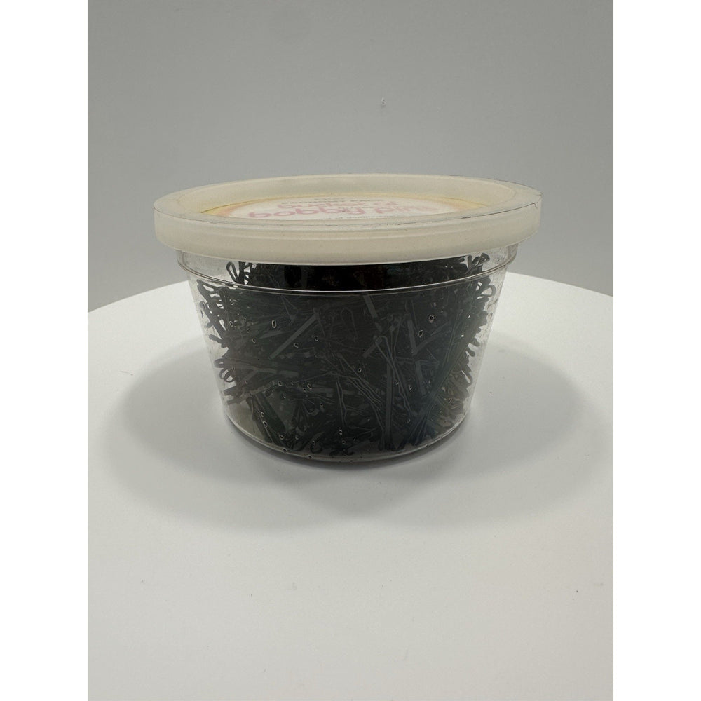 VINTAGE *NEW* 1970's Bucket of Bobby Pins Robber Tipped - 400 Count in Tub