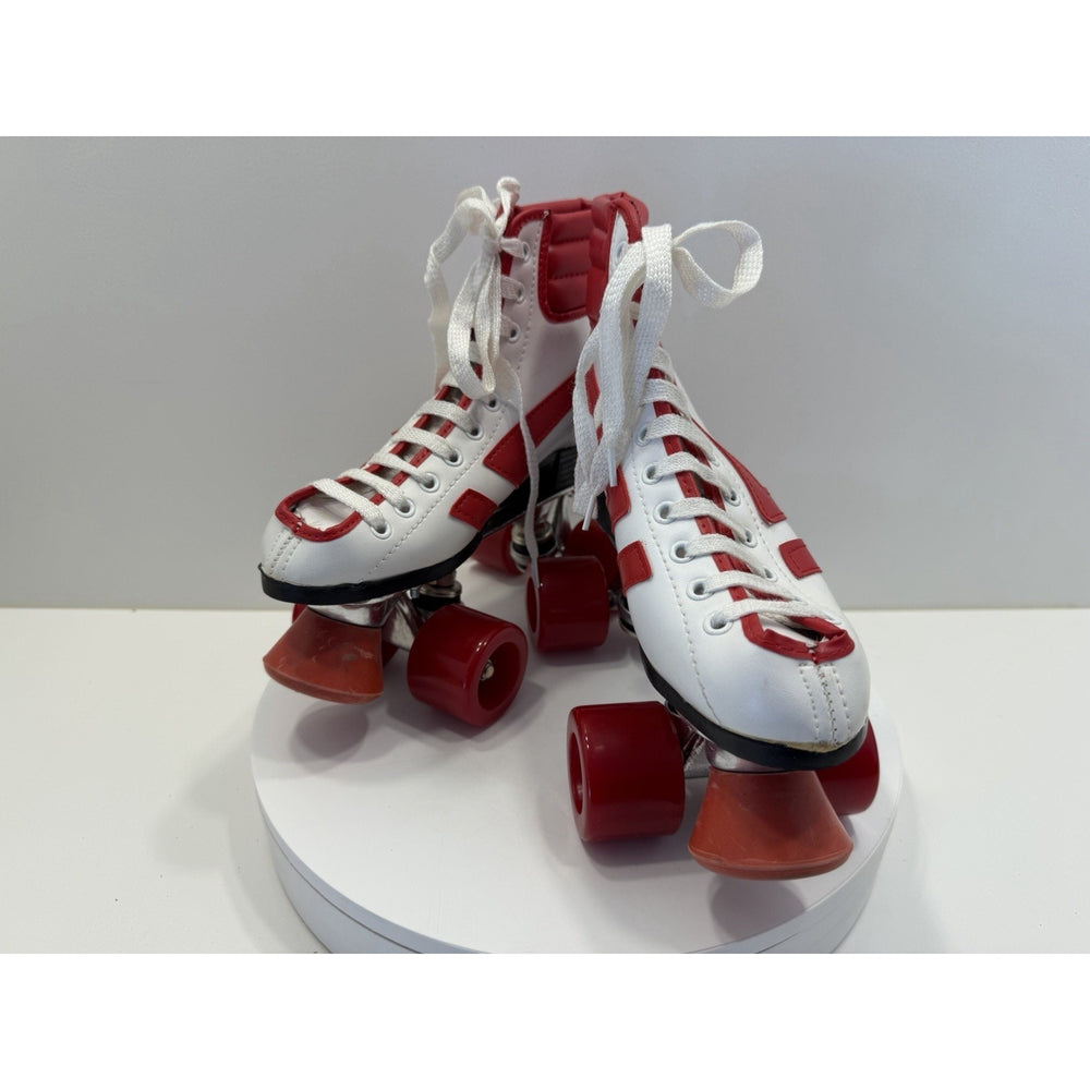 VINTAGE *NEW* 1970's Hot Shot Vinyl Demi-Boot Roller Skates-Women's Size 7
