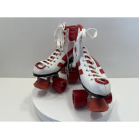 VINTAGE *NEW* 1970's Hot Shot Vinyl Demi-Boot Roller Skates-Women's Size 7