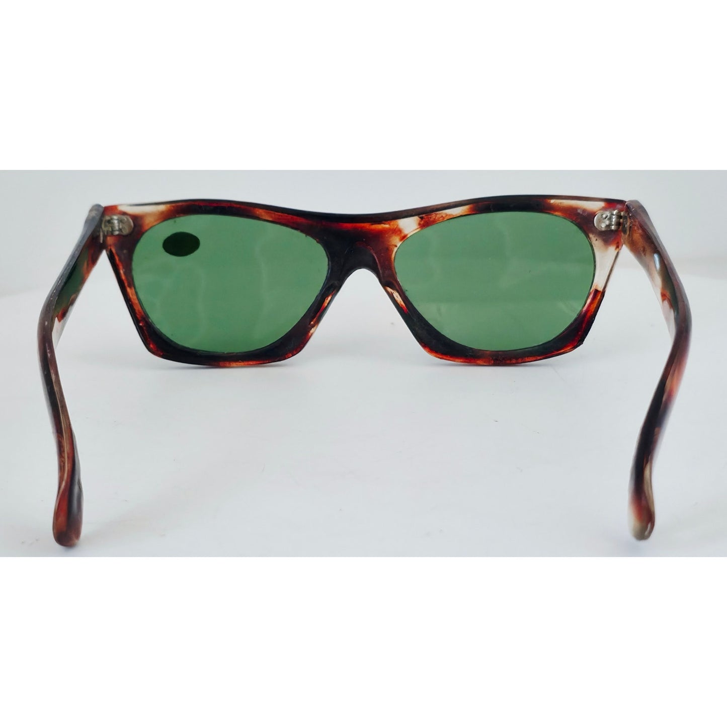 VINTAGE *NEW* 1970's Glam Unisex Tortoise Frame with Gray Lens Sunglasses Made in Italy